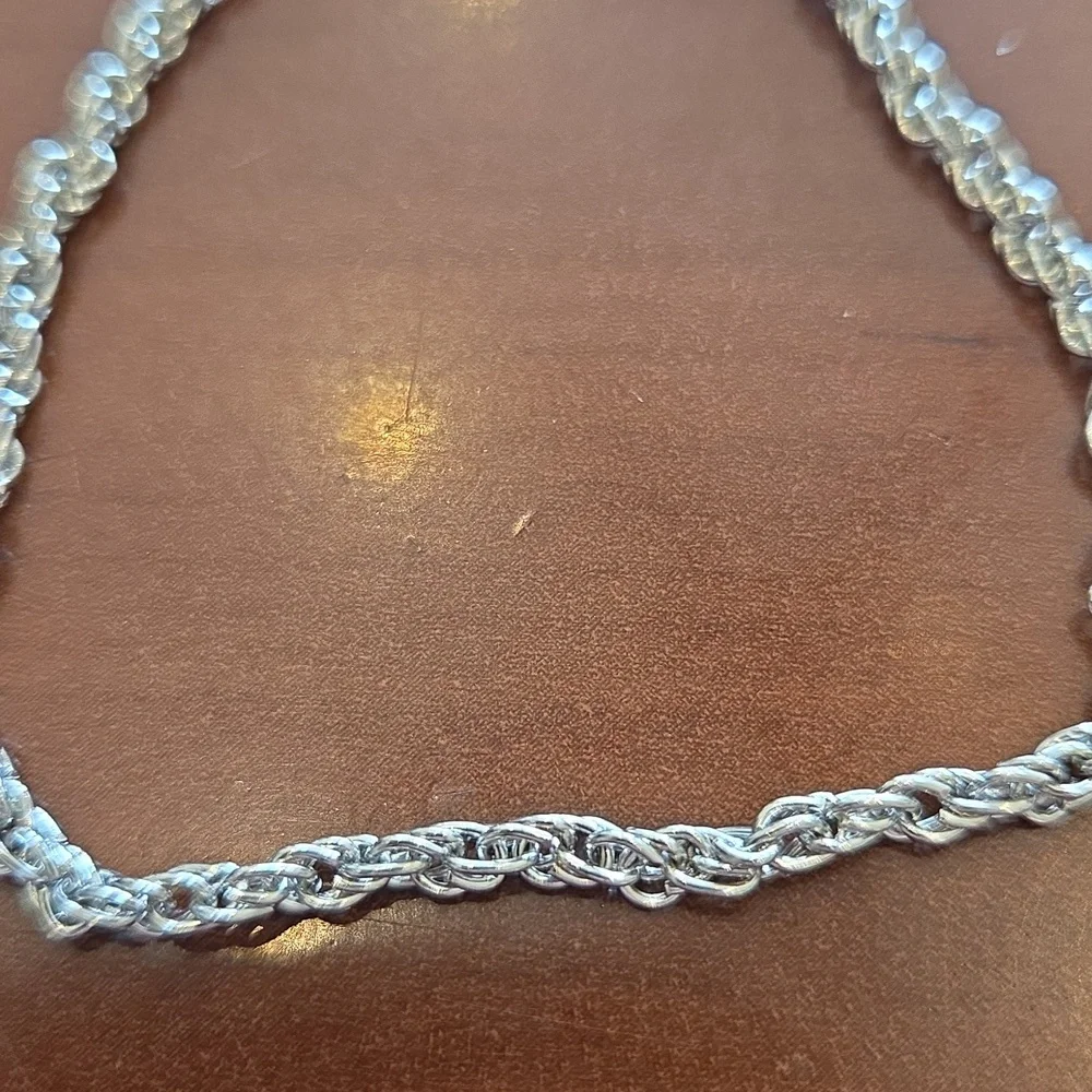 Elegant Silvertone Bracelet Set #1287